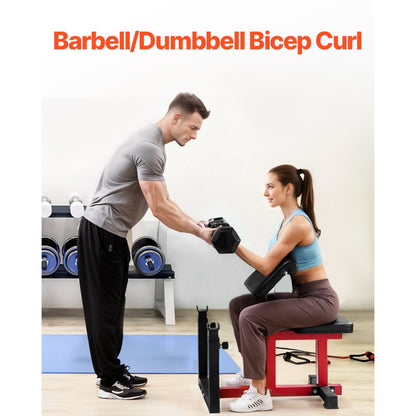 qb035 - Adjustable Bicep Curl Machine for Home Gym, 440 lbs Capacity