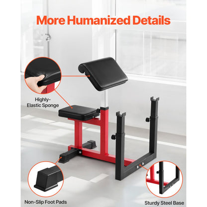 qb035 - Adjustable Bicep Curl Machine for Home Gym, 440 lbs Capacity