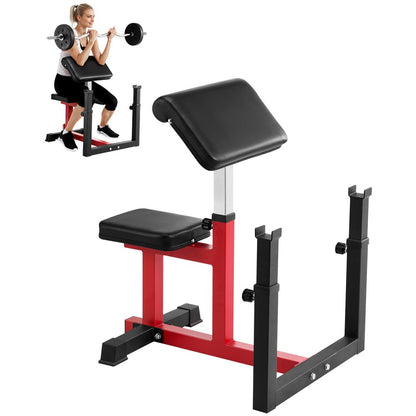 qb035 - Adjustable Bicep Curl Machine for Home Gym, 440 lbs Capacity