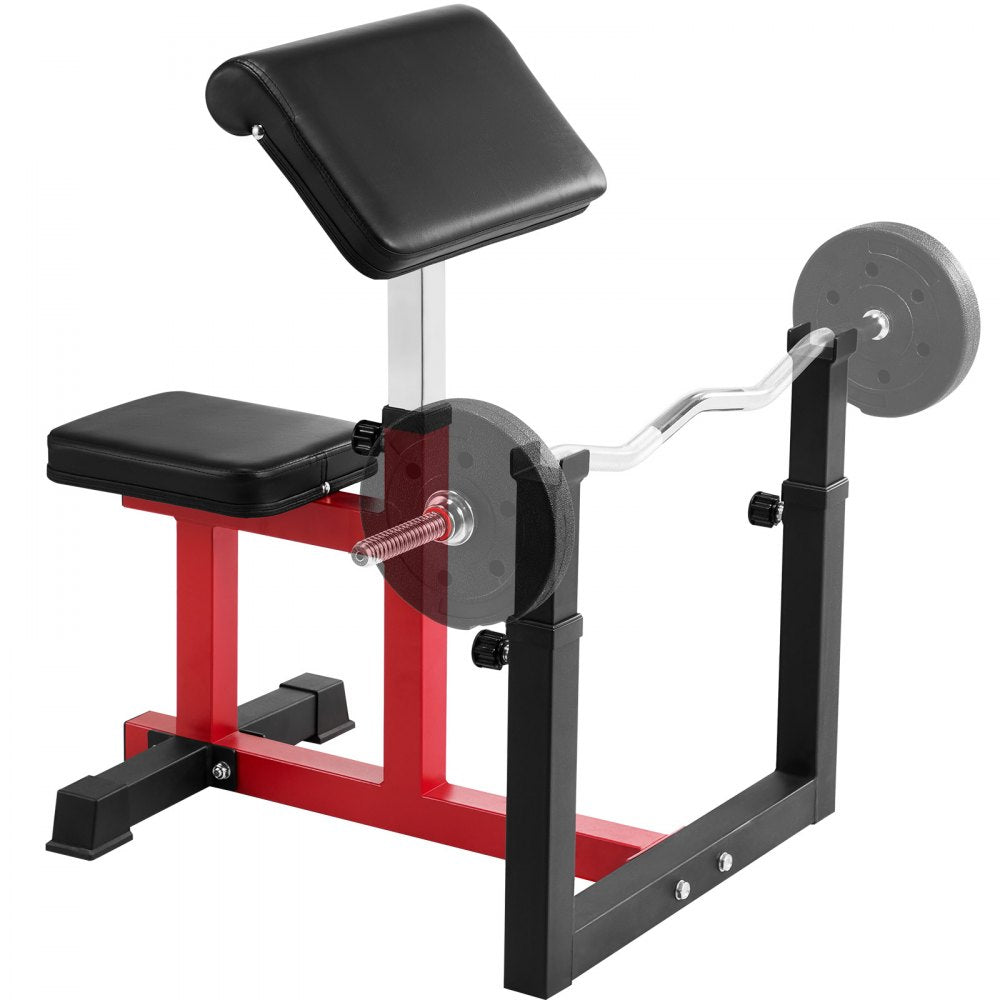 qb035 - Adjustable Bicep Curl Machine for Home Gym, 440 lbs Capacity