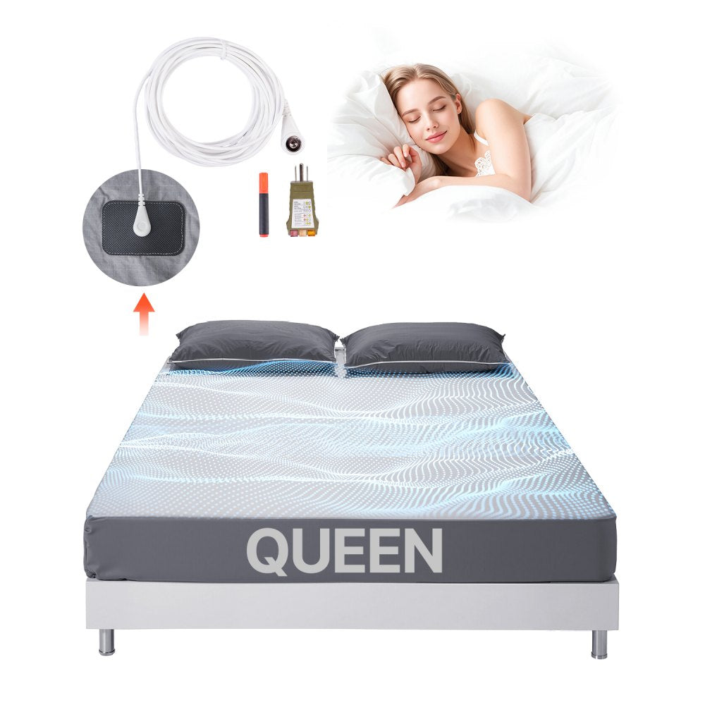 6080-10 - Queen Grounding Sheet 60x80, Cotton & Silver Blend