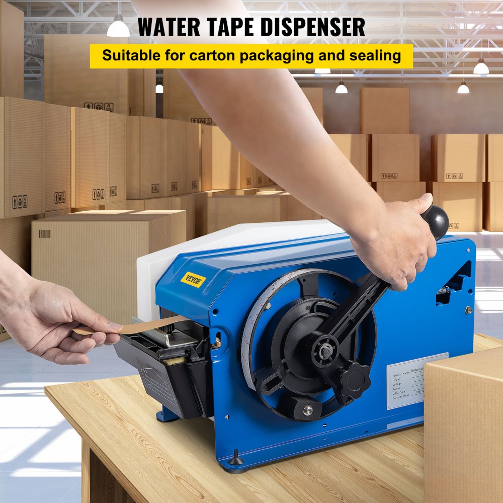 FX-800 - Adjustable Water-Activated Tape Dispenser for Express Shipping