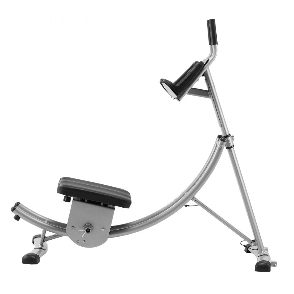 YN-388 - Heavy-Duty Ab Machine with Dual Curved Slide & Counter