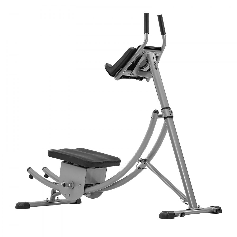 YN-388 - Heavy-Duty Ab Machine with Dual Curved Slide & Counter