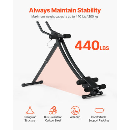 009 - Ergonomic AB Workout Machine for Core Training at Home