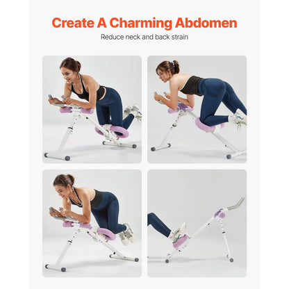 005A - Adjustable Ab Workout Machine for Core Strength Training