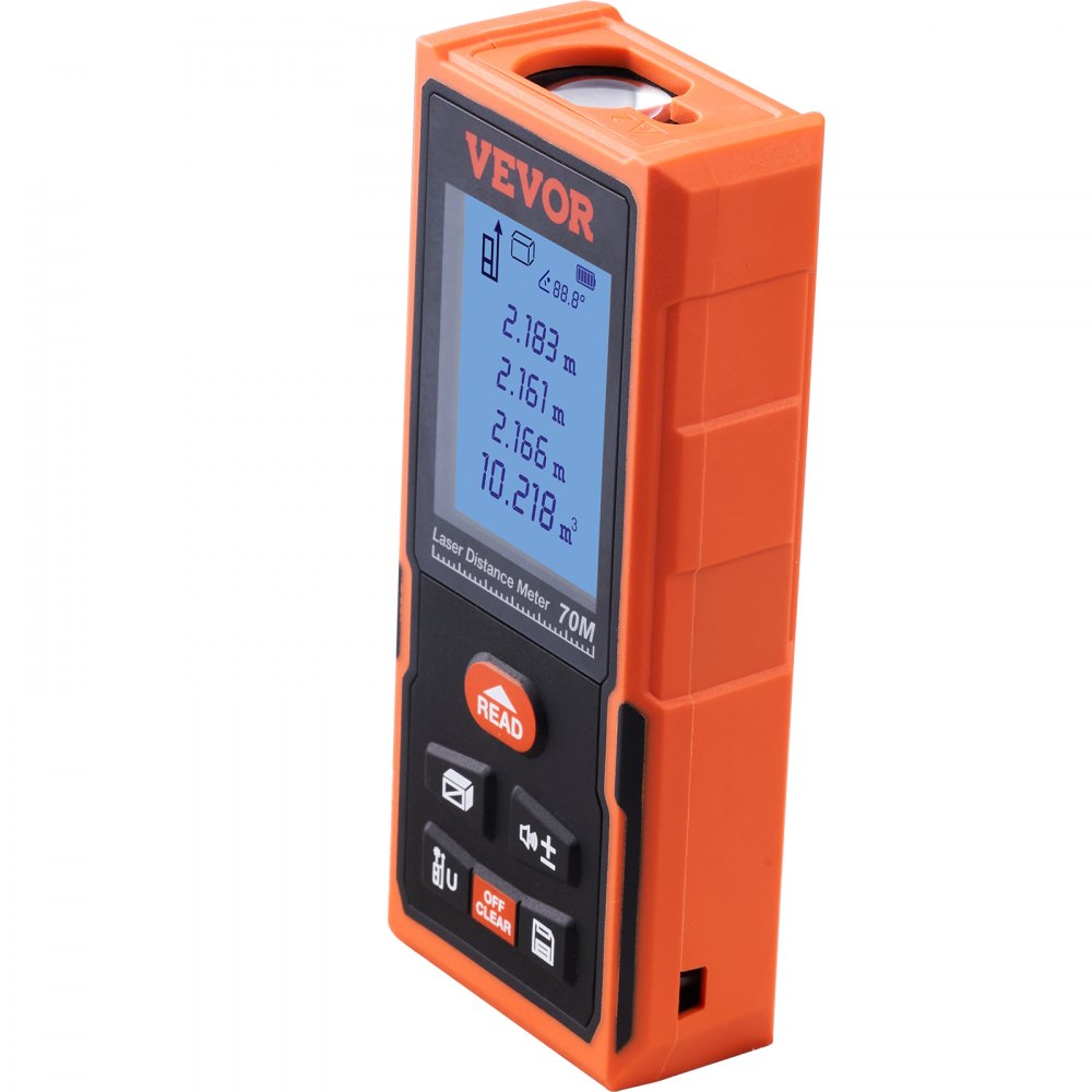 SW-DA70 - 229ft VEVOR Laser Measure, ±1/16'' Accuracy