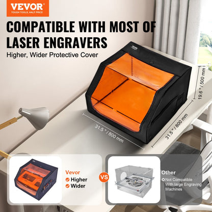 ZL-FHD-0023 - Spacious Laser Engraver Enclosure with Smoke Elimination and LED Light
