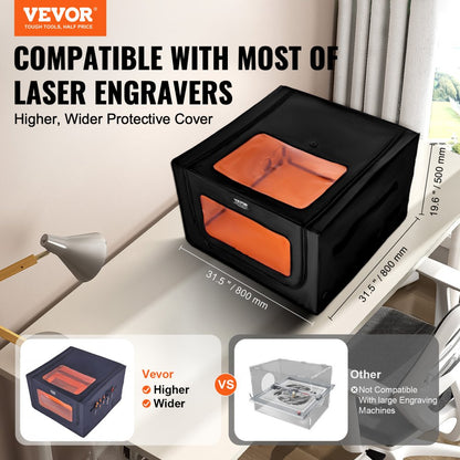 ZL-FHD-0024 - Dual Window Laser Engraver Enclosure with LED Light