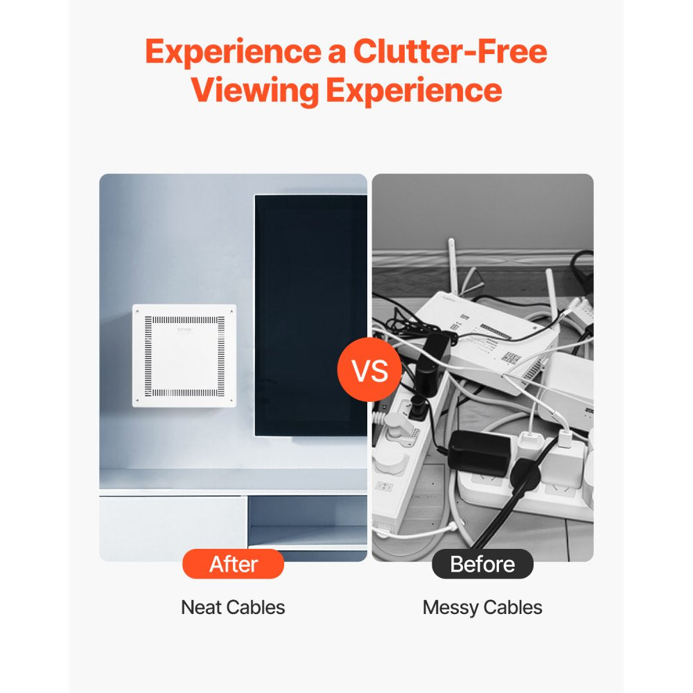 SPT353609 - 14-Inch Cold-Rolled Steel In-Wall Media Enclosure for Clutter-Free Setup