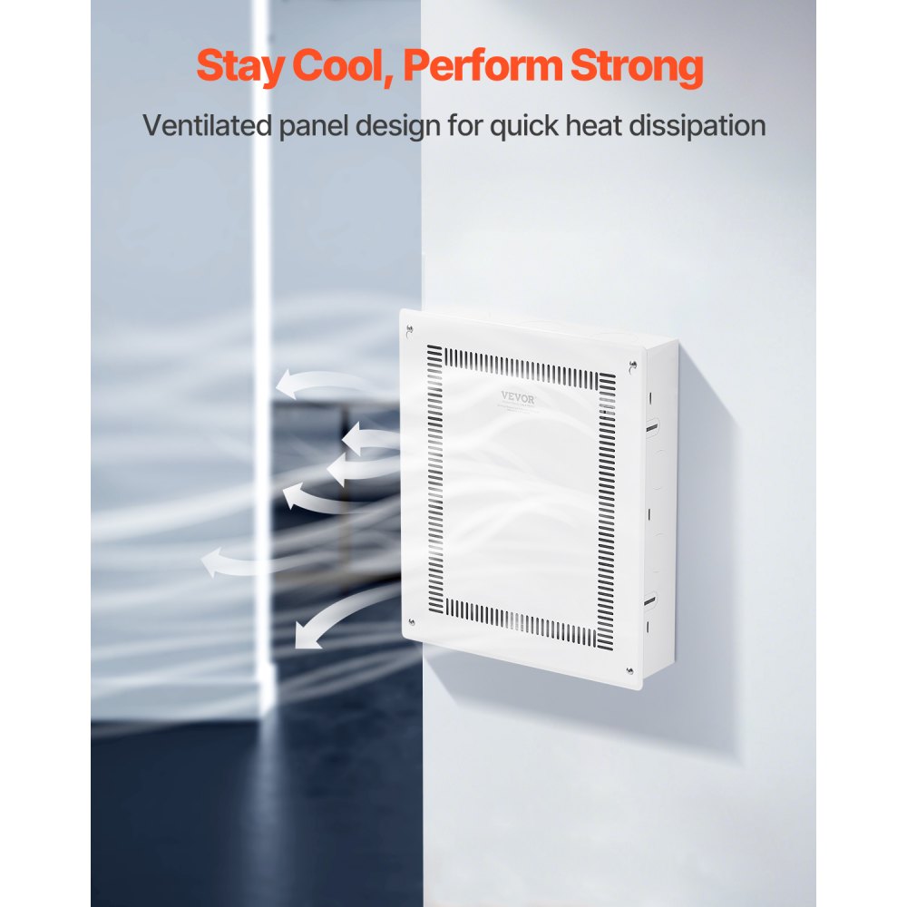 SPT433609 - 17" Cold-Rolled Steel In-Wall Media Box with Cover