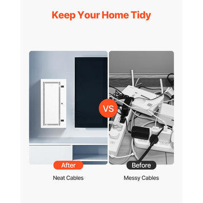 SPT713609-A - 28-Inch Steel Media Box with Cable Management & Locking Door