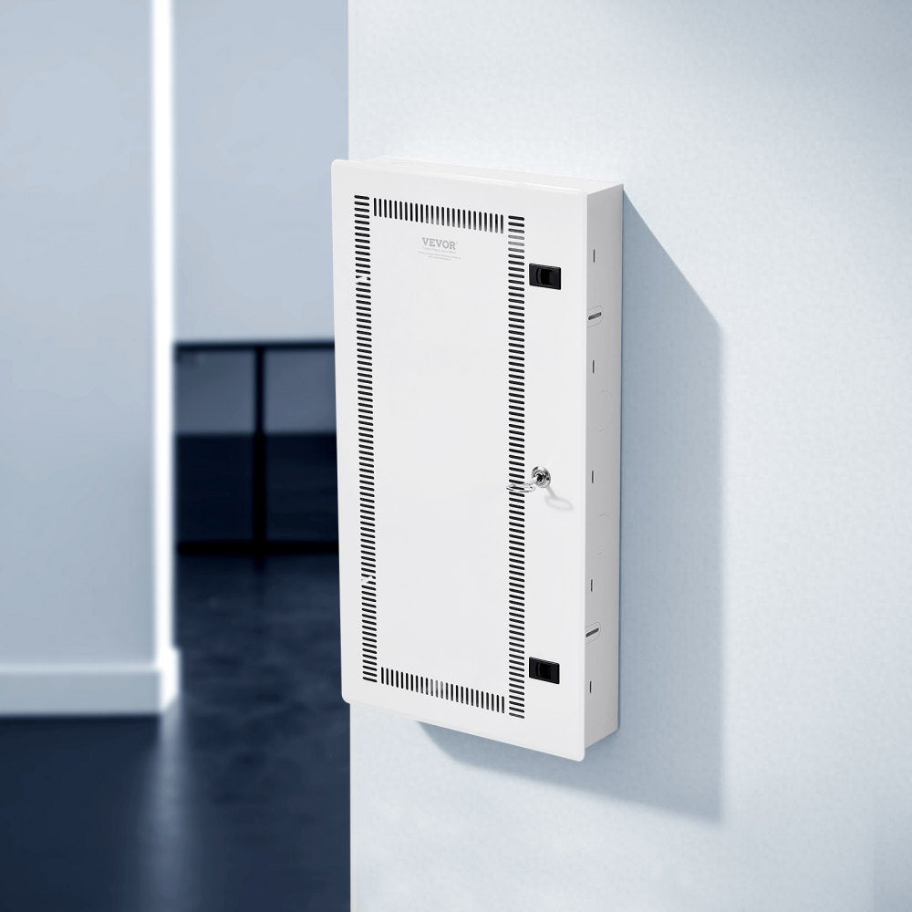 SPT713609-A - 28-Inch Steel Media Box with Cable Management & Locking Door