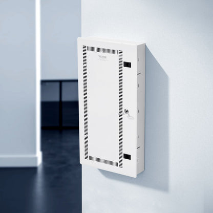 SPT713609-A - 28-Inch Steel Media Box with Cable Management & Locking Door