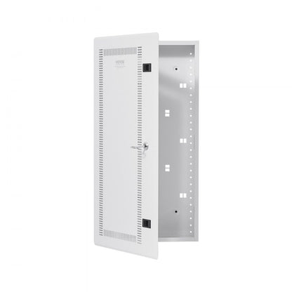 SPT713609-A - 28-Inch Steel Media Box with Cable Management & Locking Door