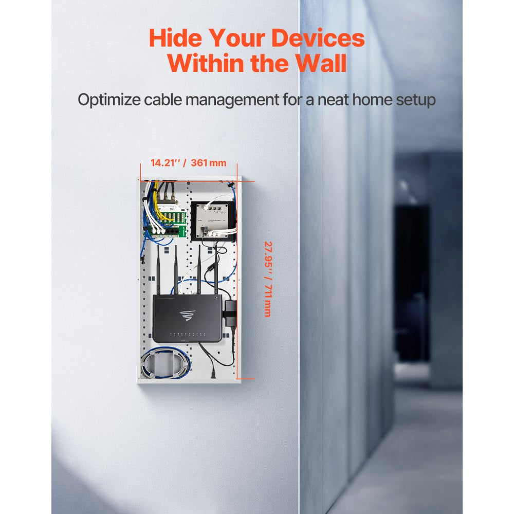 SPT713609 - 28-Inch Steel In-Wall Media Enclosure with Access Cover