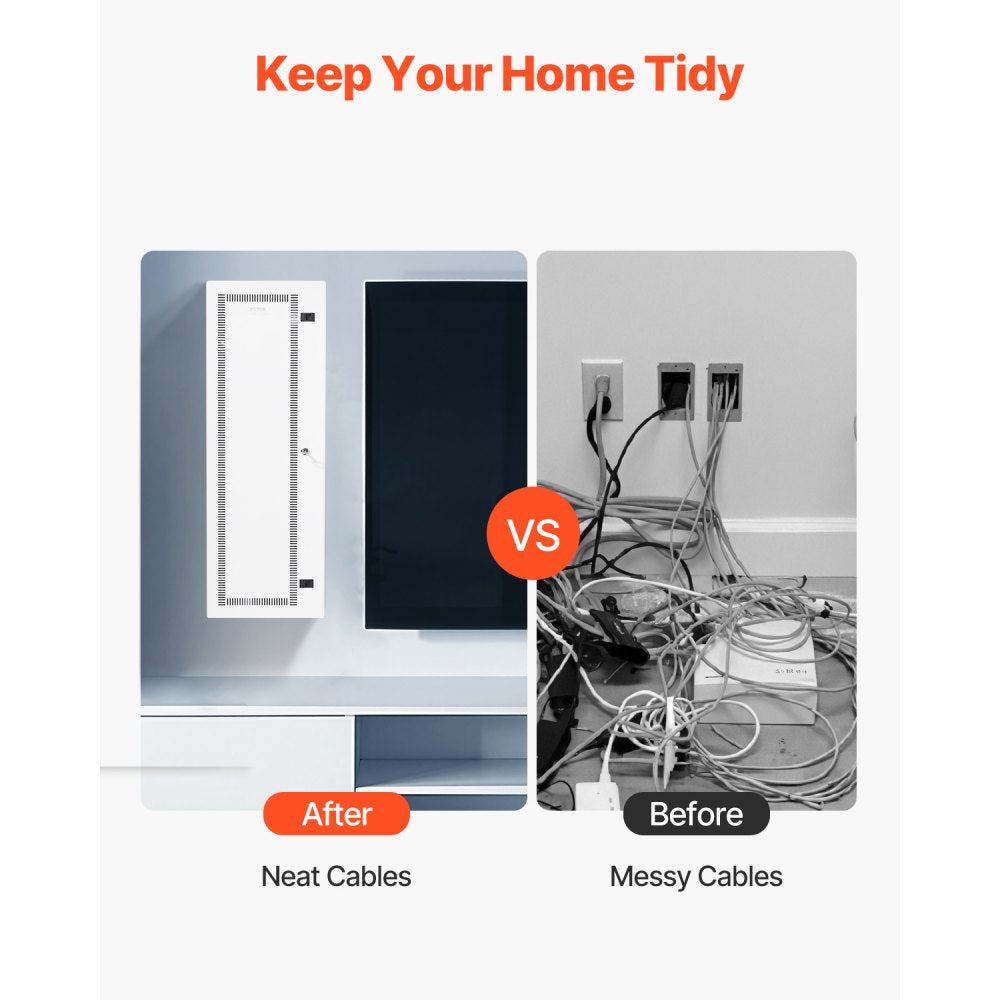 SPT1063609-A - 42" Durable Steel Media Enclosure with Cable Management