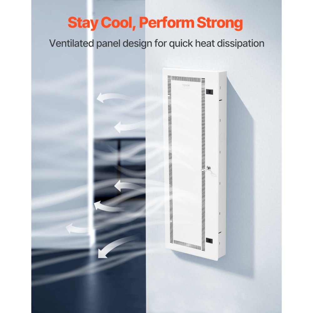 SPT1063609-A - 42" Durable Steel Media Enclosure with Cable Management