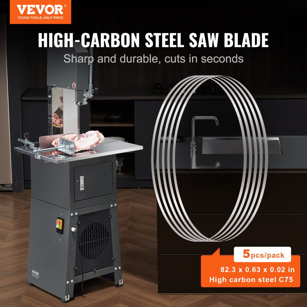 2090-16-0.56 - Durable Meat Band Saw Blade Set for Precise Cutting, 82.3"x0.63"
