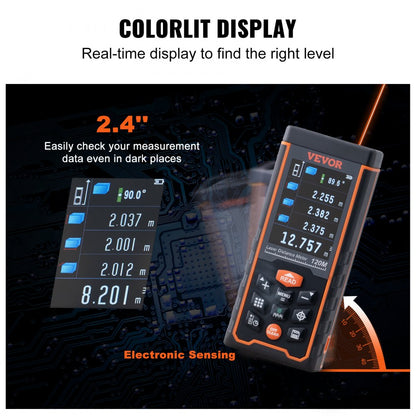 SW-S120 - Compact Laser Measure 400 ft with ±1/16'' Accuracy