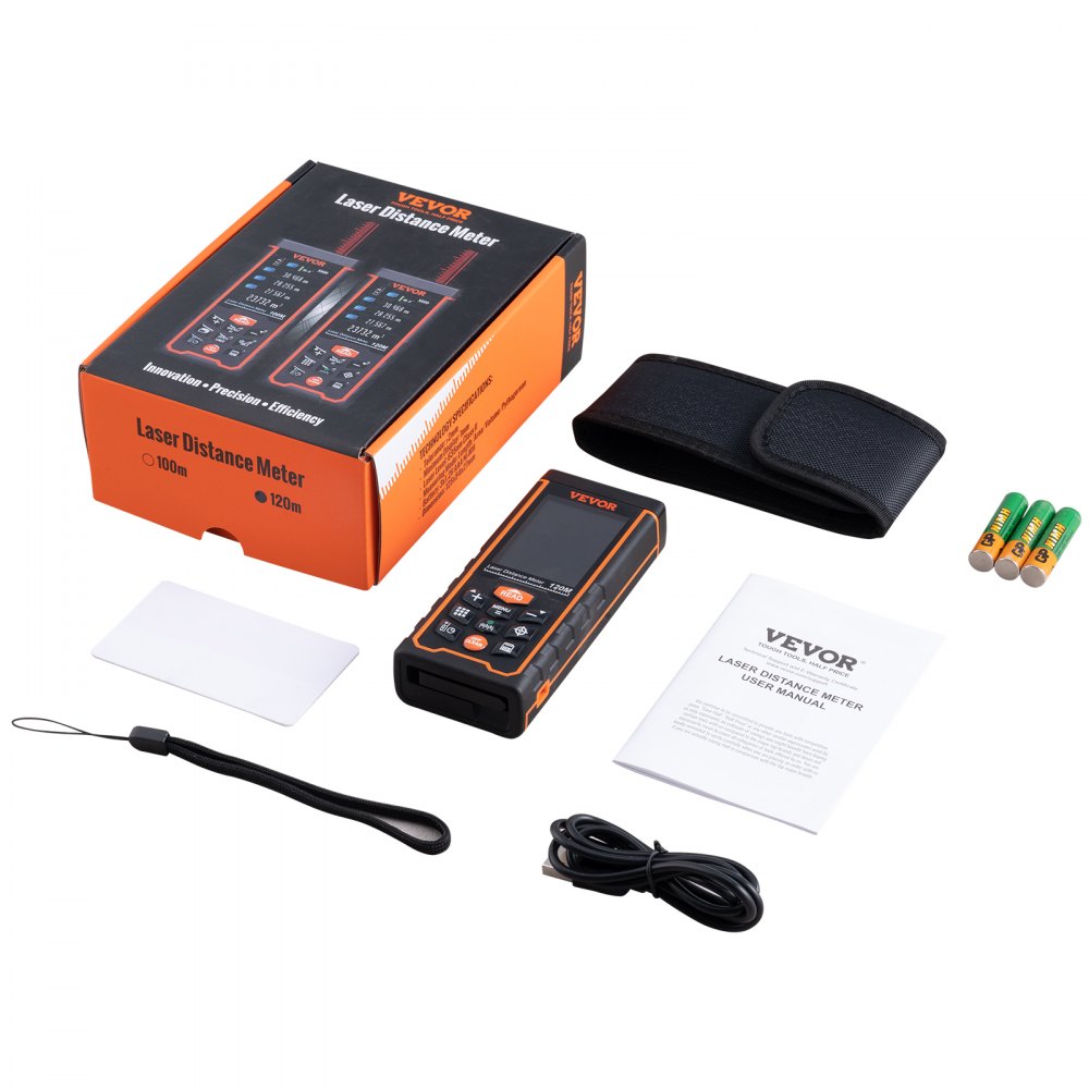 SW-S120 - Compact Laser Measure 400 ft with ±1/16'' Accuracy
