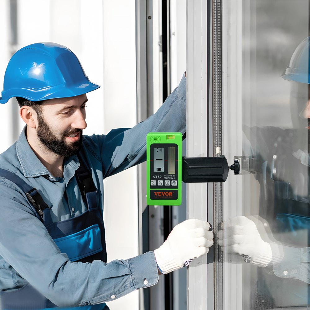 YAM0186 - VEVOR 197ft Durable Laser Receiver with Dual LCD Displays