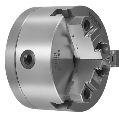 K11 160A (1-1/2-8) - 6-Inch Self-Centering Lathe Chuck for Precision Clamping