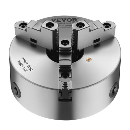 K11 200A（2-1/4-8） - 8-Inch Self-Centering Lathe Chuck for Precision Machining