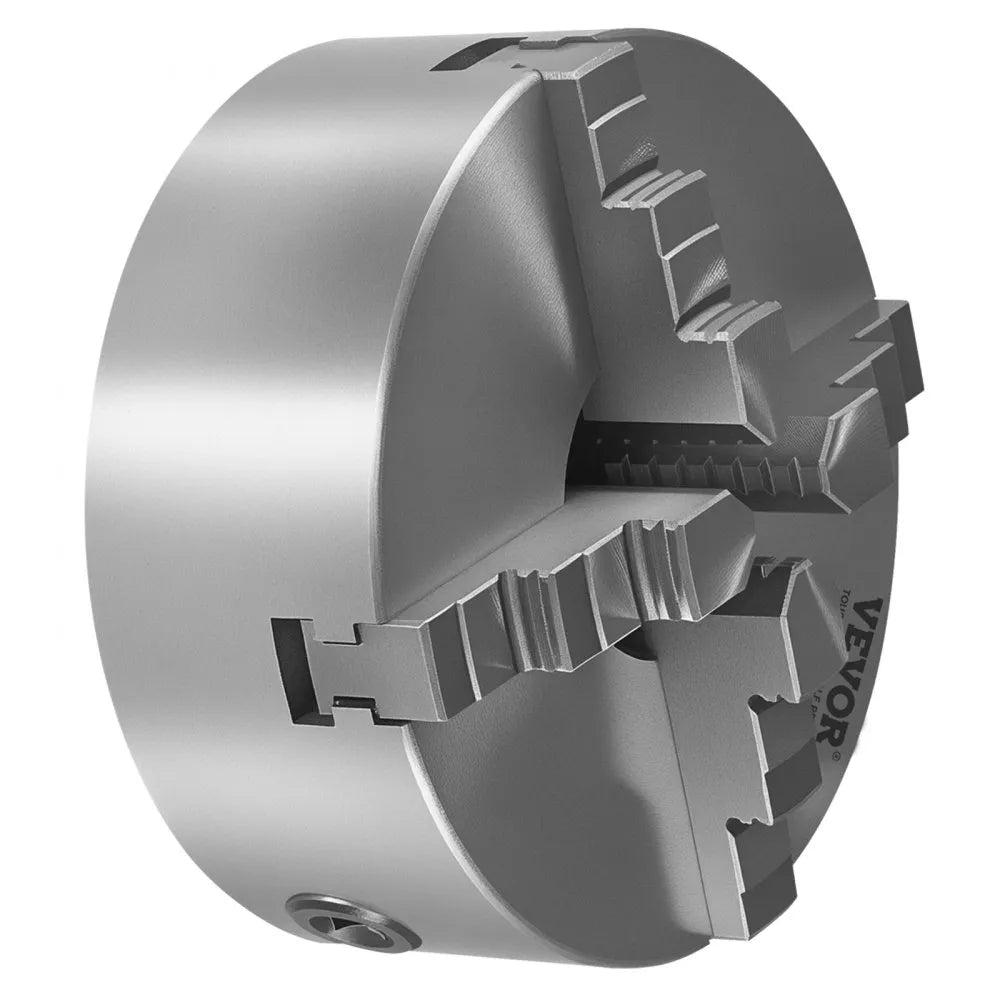 K12 200（1-1/2-8） - 8-Inch Self-Centering Lathe Chuck with Durable HT300 Cast Iron