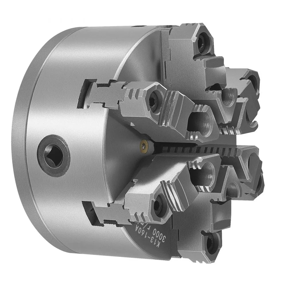 K11 160A (D1-4) - 6-Inch Self-Centering Lathe Chuck for Precision Clamping