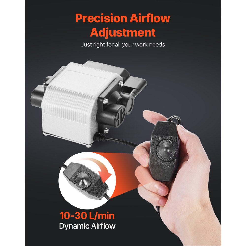 DY-30-A - Adjustable 30L/min Air Assist Pump for Laser Engraver Precision