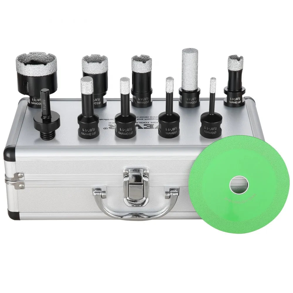 SSTZ-006 - Durable 8-Piece Diamond Drill Bit Set for Tile & Stone