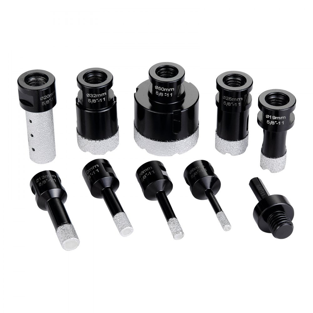 SSTZ-006 - Durable 8-Piece Diamond Drill Bit Set for Tile & Stone