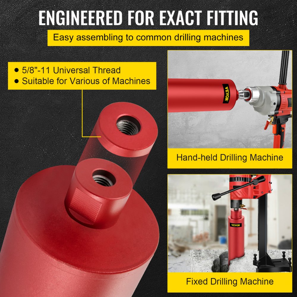 KZ4.5 - 4.5" Diamond Core Drill Bit for Concrete & Brick