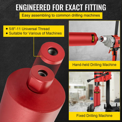 KZ4.5 - 4.5" Diamond Core Drill Bit for Concrete & Brick