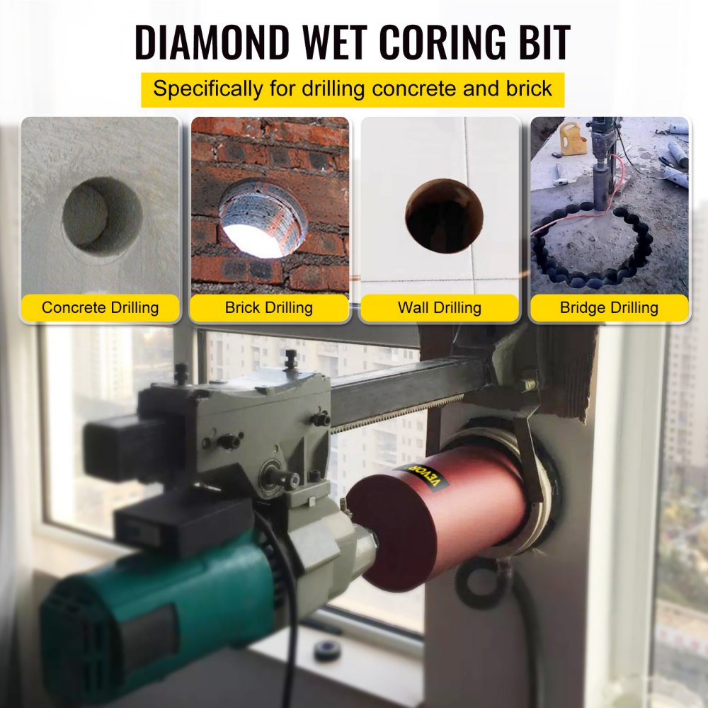 KZ10 - 14” Diamond Core Bit for Concrete & Brick Drilling