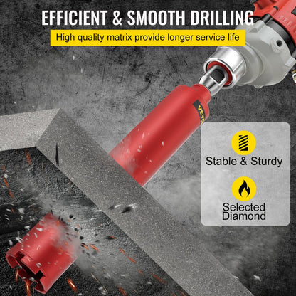 KZ3 - 14" Diamond Core Drill Bit for Concrete & Brick