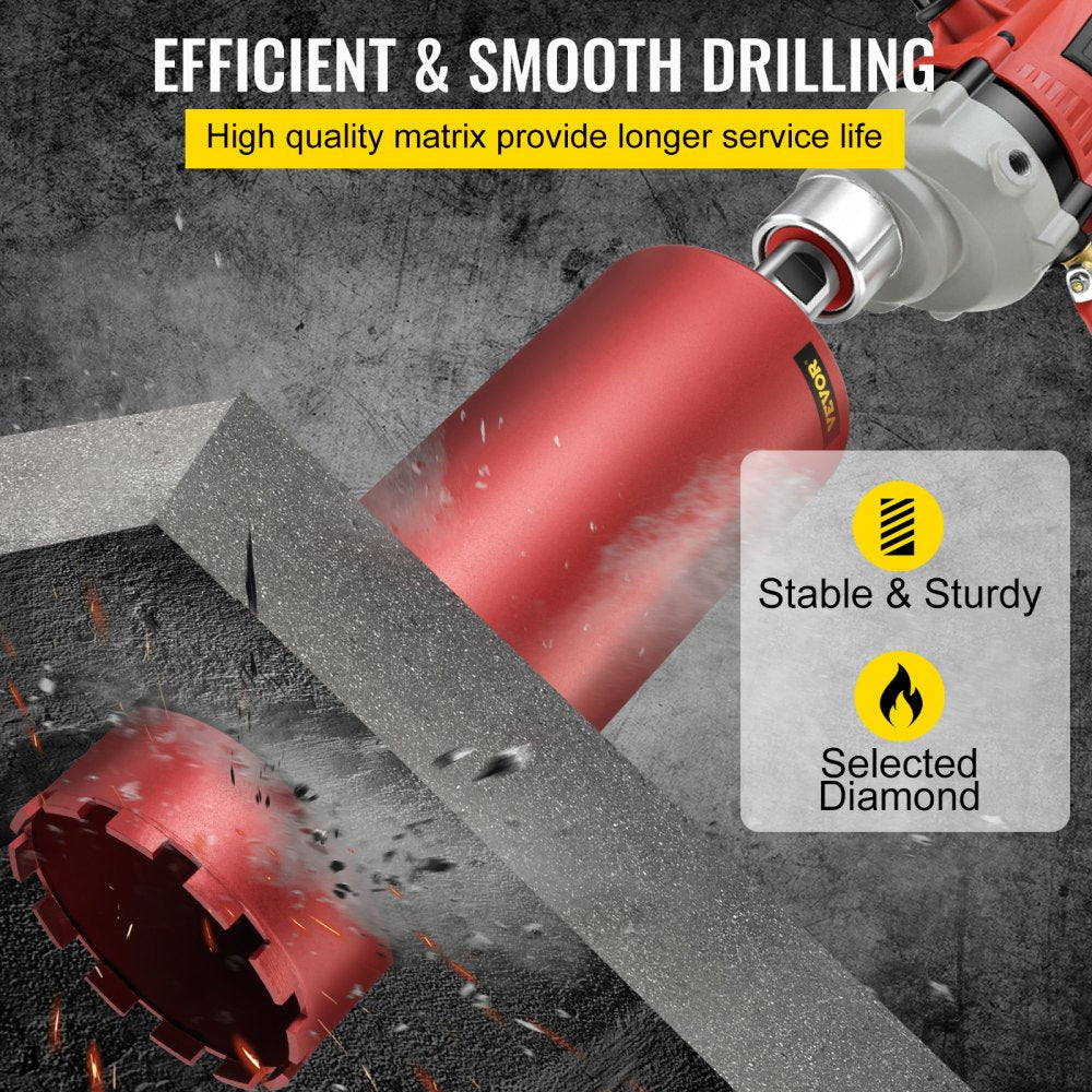 KZ6 - Versatile 6" Diamond Core Drill Bit for Concrete & Brick
