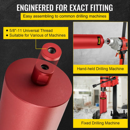 KZ8 - Durable Diamond Core Bit for Concrete & Brick with 5/8"-11 Thread