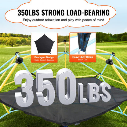 JX-DC-P-10H - 10ft Durable Dome Climber Hammock, Supports 350 lbs