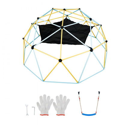 JX-DC-10HSW - 10ft Geometric Dome Climber for Kids with Cushion