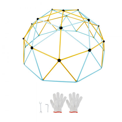 JX-DC-10 - 10FT VEVOR Climbing Dome for Kids with Swing & Hammock