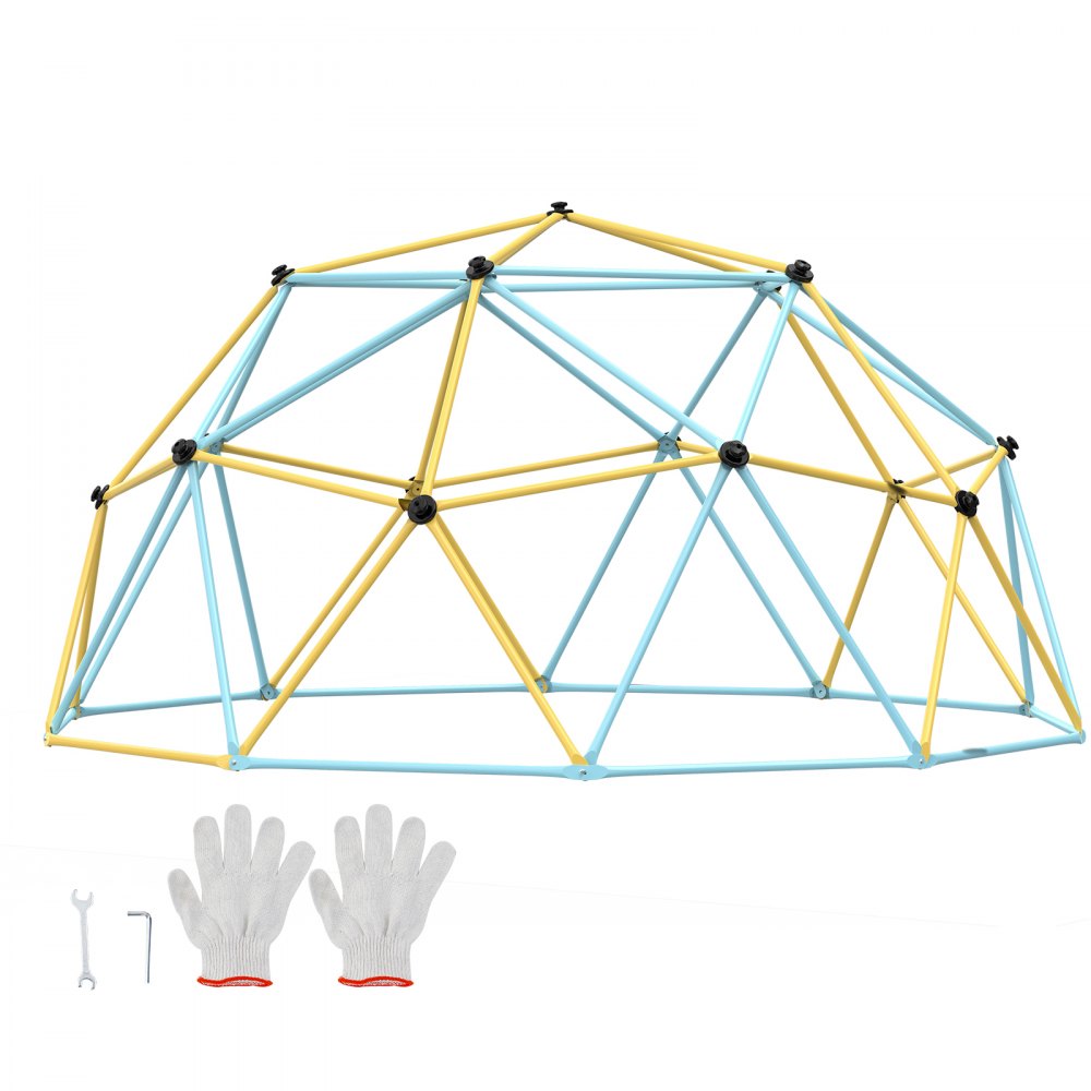 JX-DC-12 - Durable 12FT Galvanized Steel Climbing Dome for Kids
