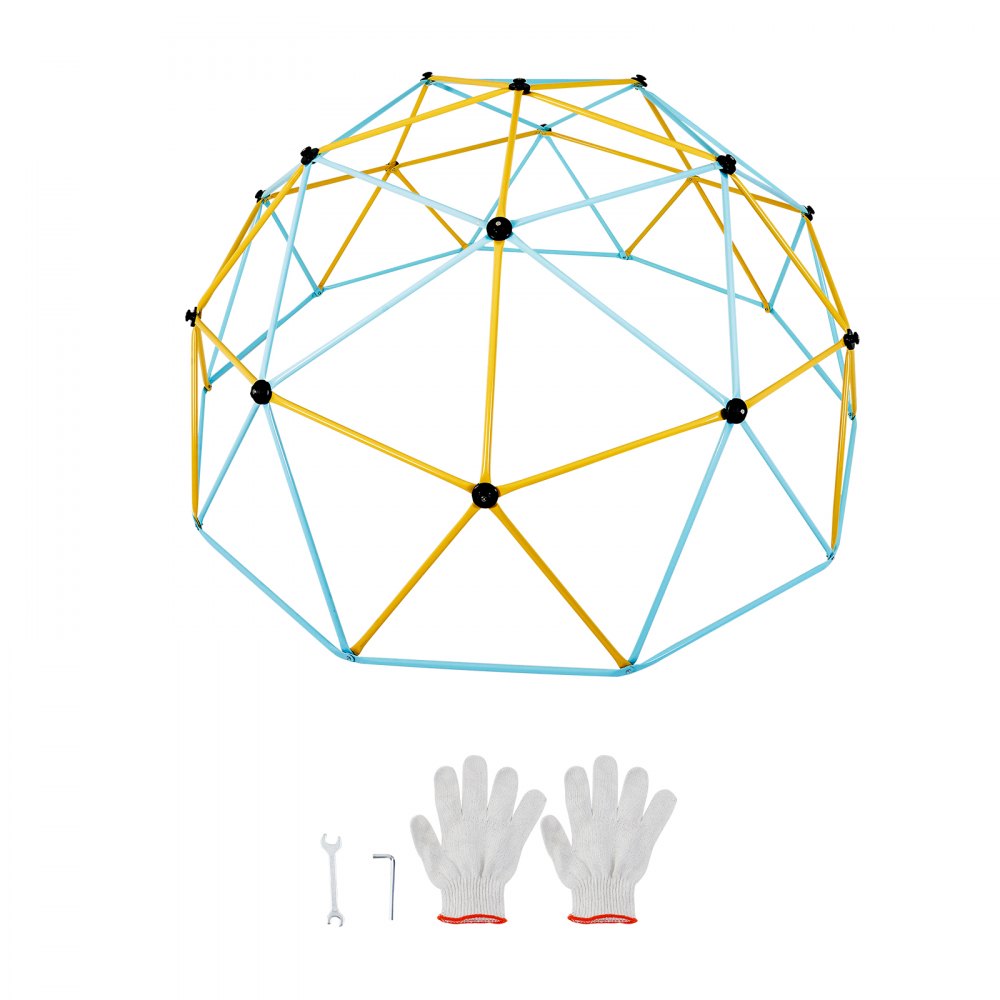 JX-DC-12 - Durable 12FT Galvanized Steel Climbing Dome for Kids