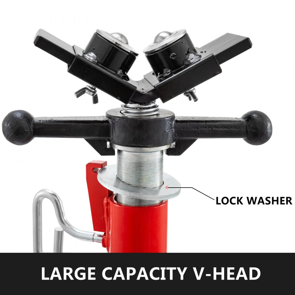 1107S - Adjustable 28-52in Pipe Jack Stand for 1300lbs Heavy Loads