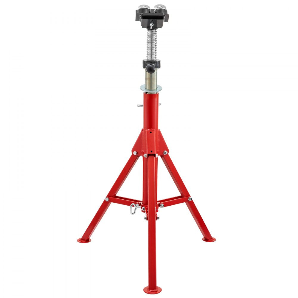 010417294987 - Durable 28-52in Pipe Jack Stand, 1500lbs Capacity