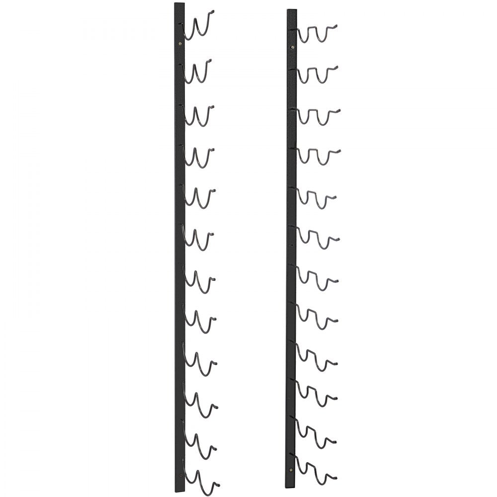 GBZJ-S24 - Elegant Wall-Mounted Wine Rack for 24 Bottles and Towels