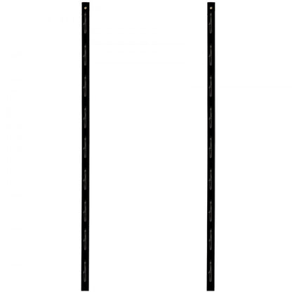 GBZJ-F9 - 9-Bottle Wall-Mounted Wine Rack in Durable Black Steel