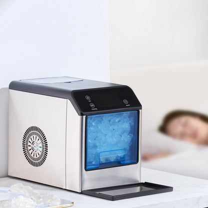 DIM-15A - Portable 33 lbs/24H Nugget Ice Maker with Self-Cleaning Function