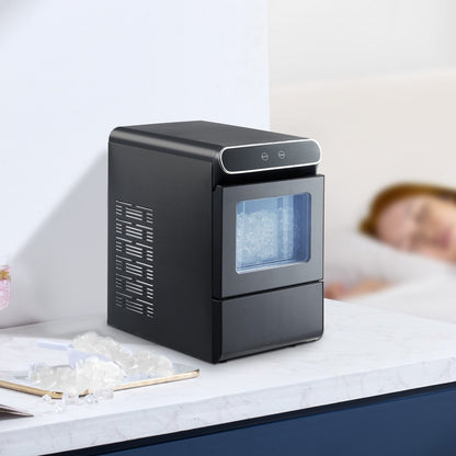 IMN1000E-UL - Portable 37Lbs/24H Nugget Ice Maker with Self-Cleaning Feature